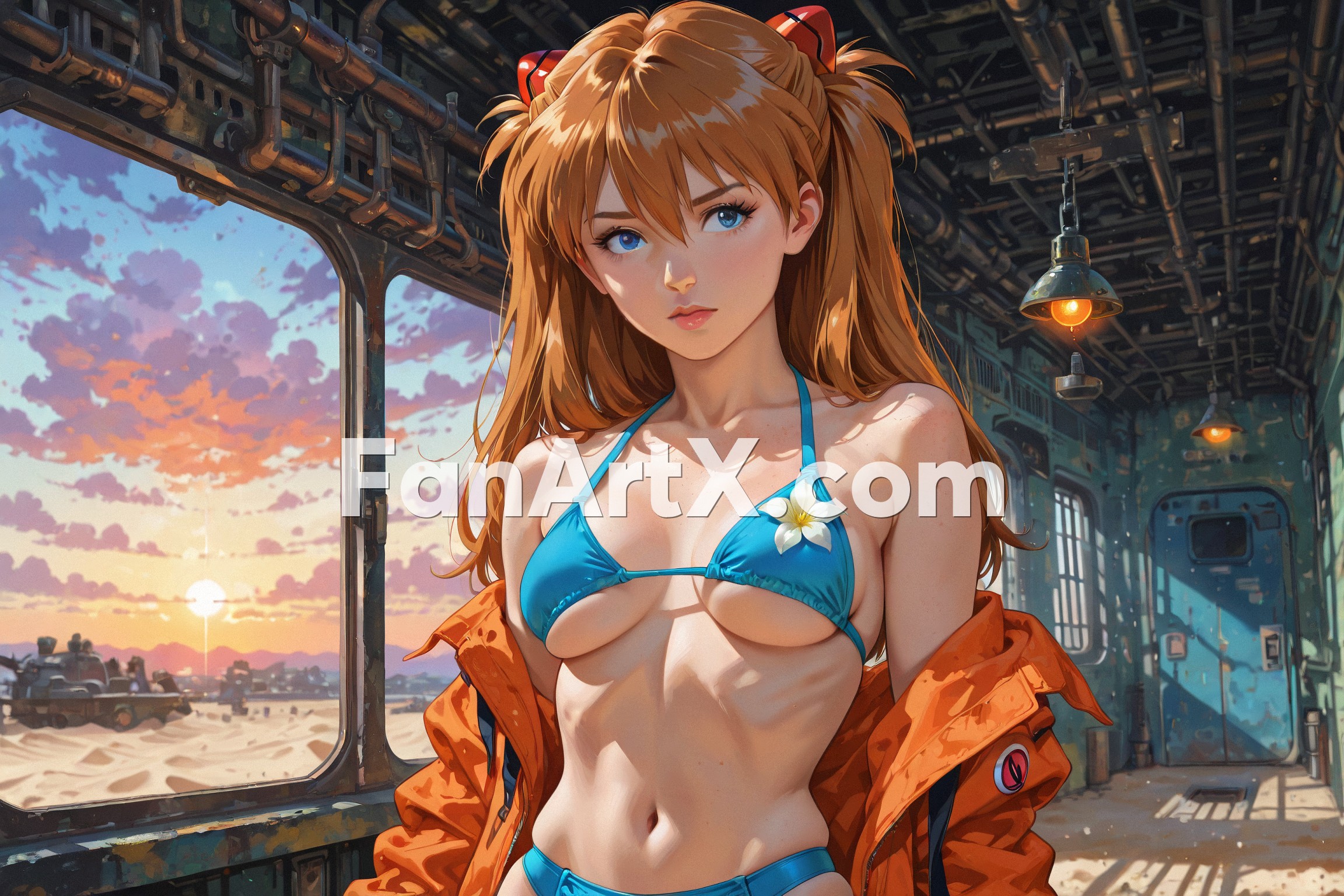 Asuka Langley Soryu fanart - Neon Genesis Evangelion Character 1485577